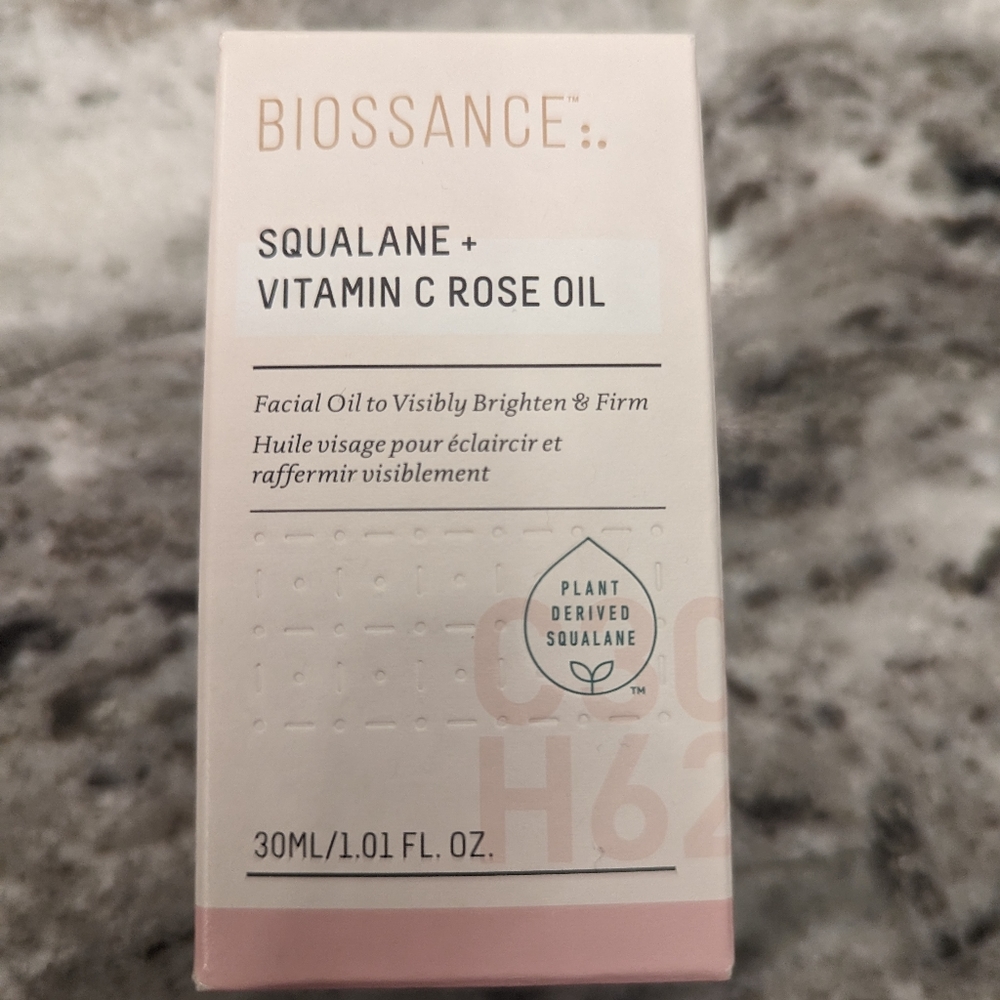 Biossance Squalane + Vitamin C Rose Firming Oil